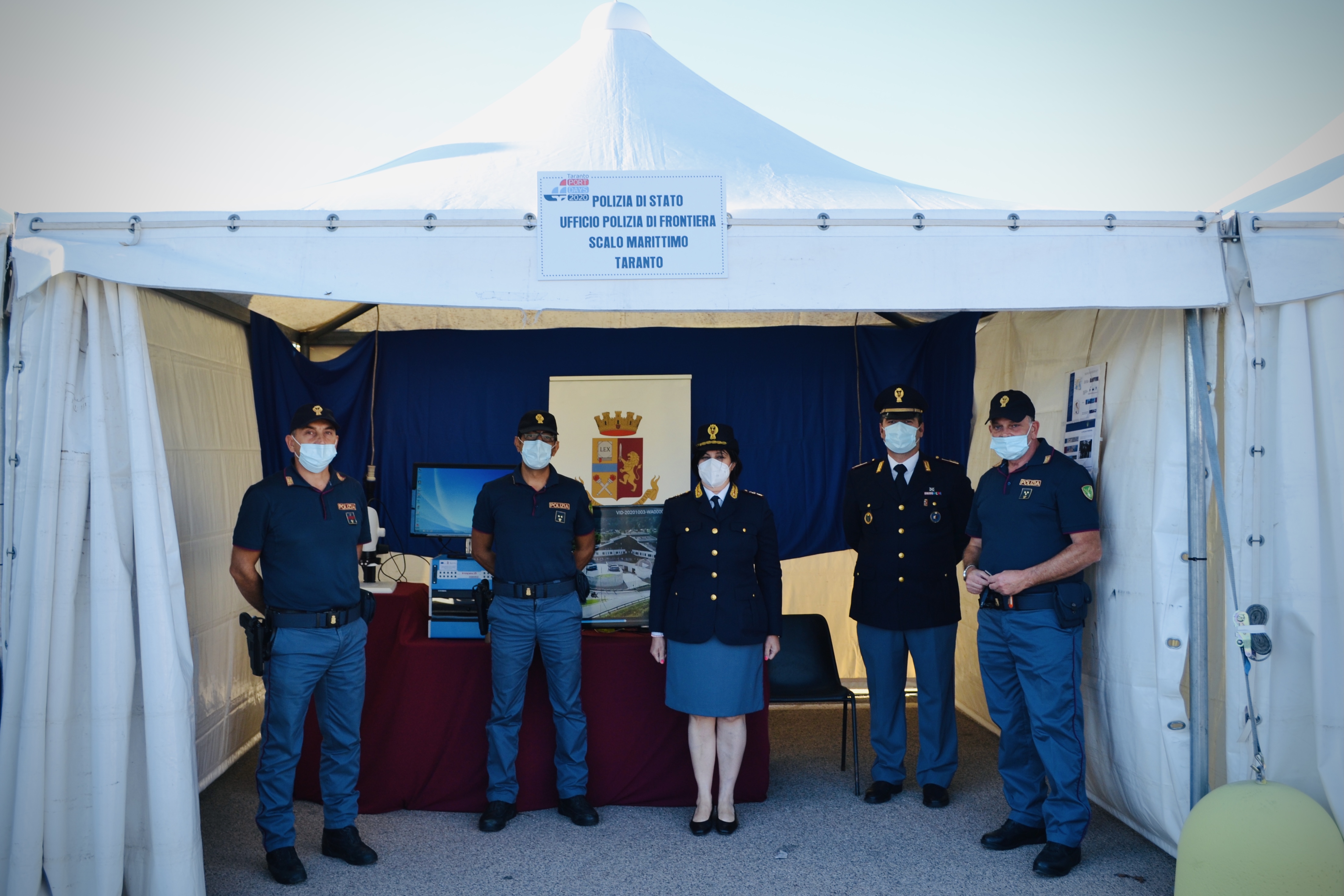 Port Village TPD 2020 - Polizia di Stato - Ufficio Polizia di Frontiera, scalo marittimo di Taranto
