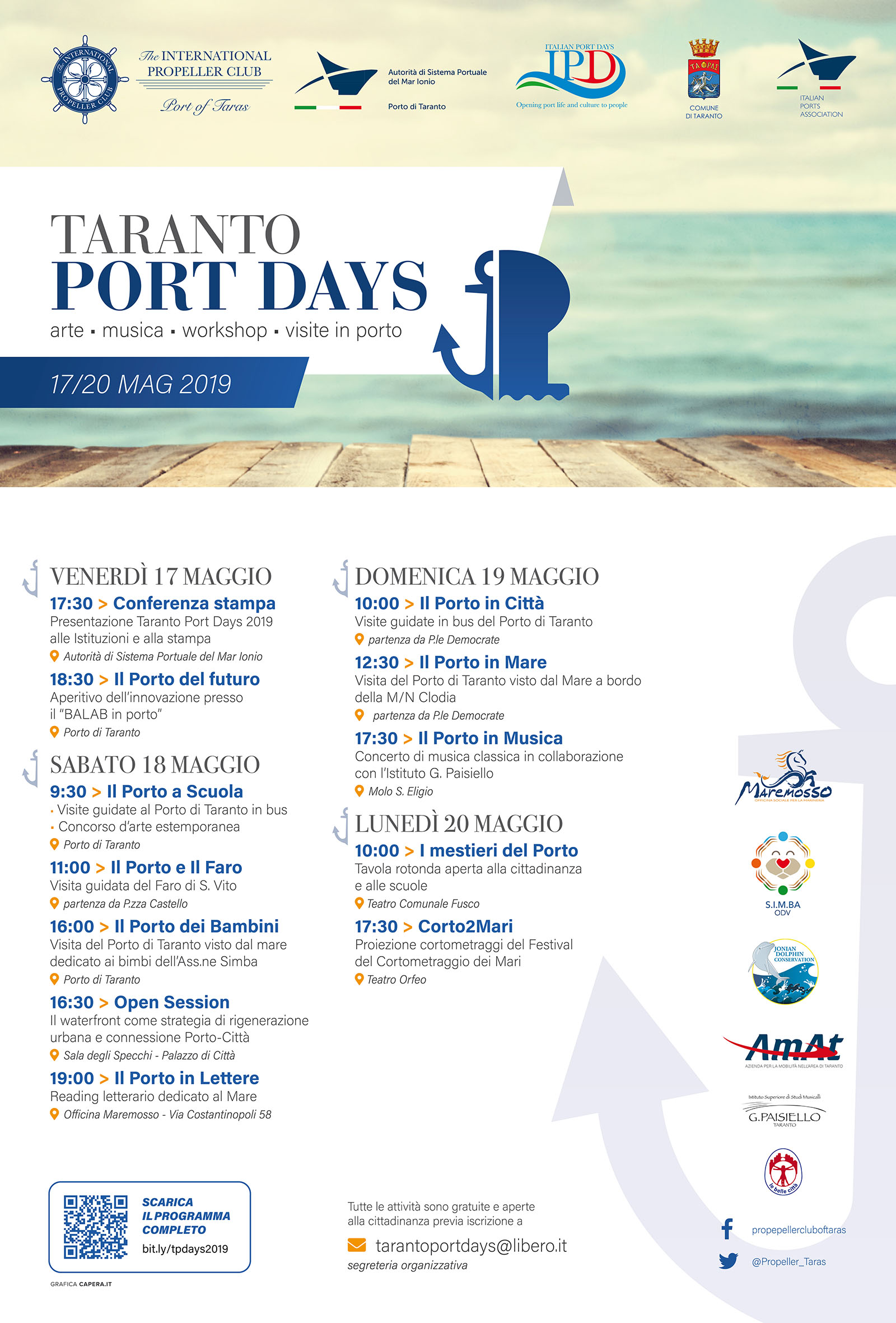 Italian Port Days 2019 Banner
