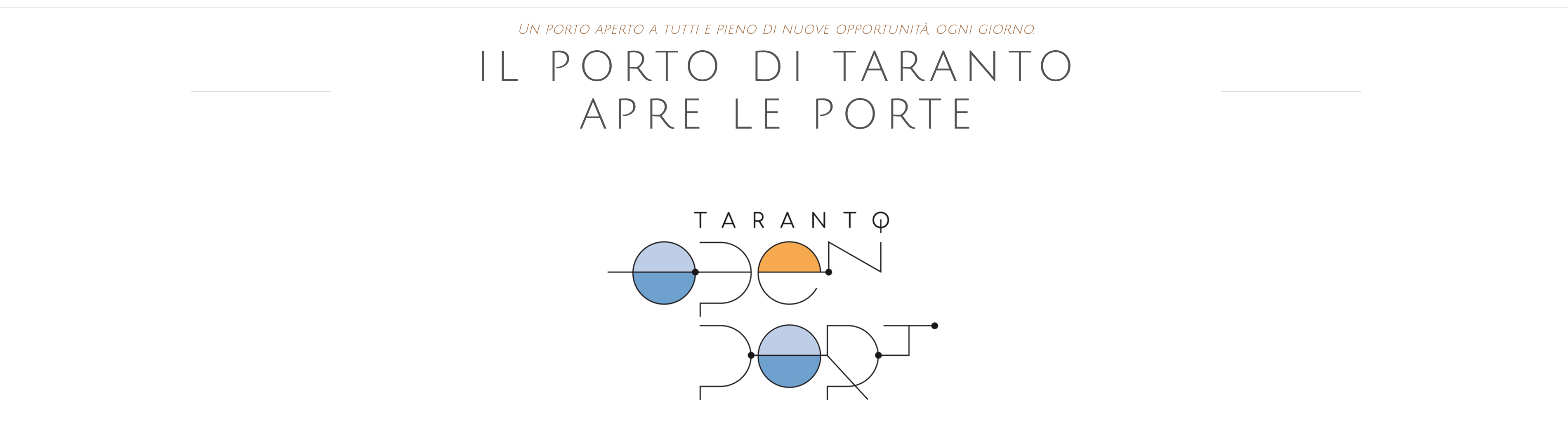 Open Port - Exhibition Center del Porto di Taranto