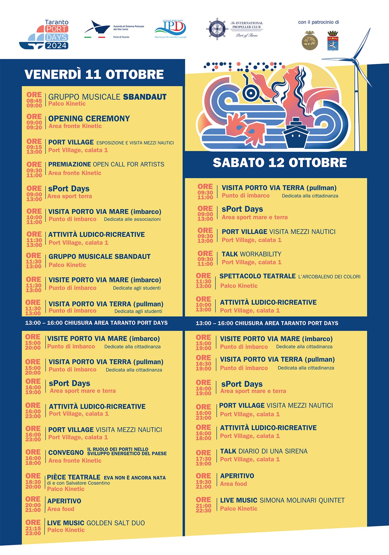 Programma Taranto Port Days 2024 - Parte 1