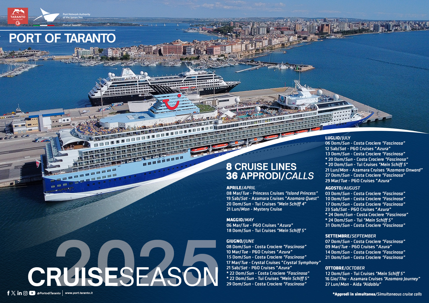 cruise season 2025 sito 2025.01.24