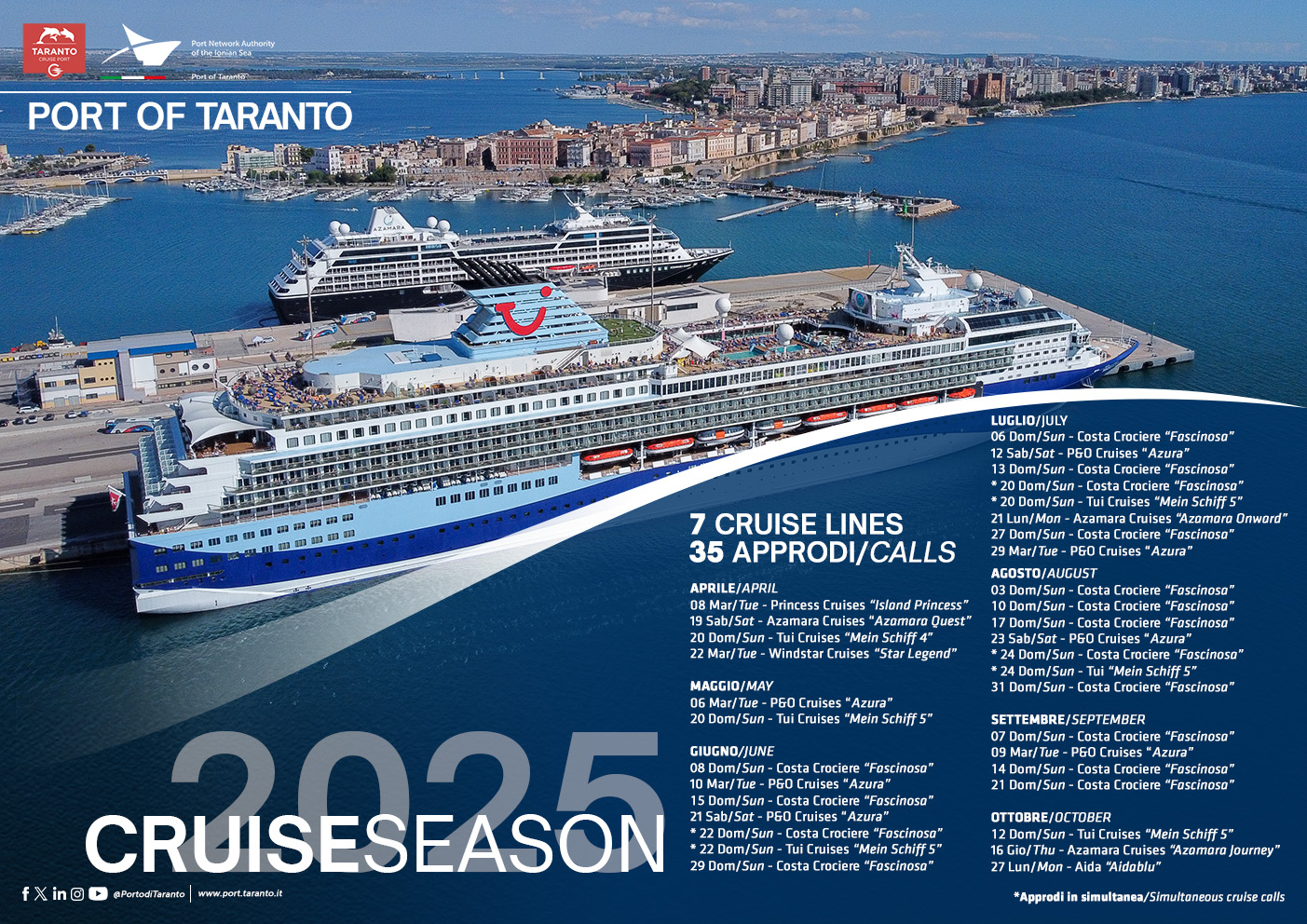 cruise season 2025 sito fb In X 2025.04.28